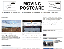 Tablet Screenshot of movingpostcard.com